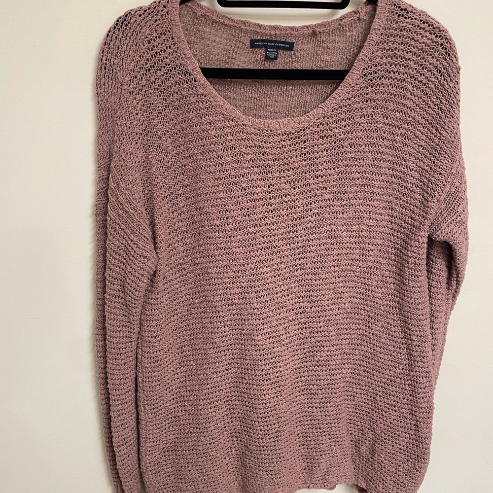 American Eagle Tan Sweater Size M